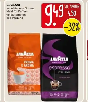 WEZ Lavazza 1kg Angebot