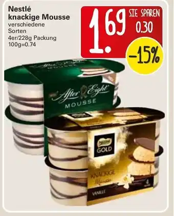 WEZ Nestle Knackige Mousse Angebot