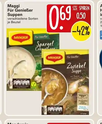 WEZ Maggi Fur GenieBer Suppen Angebot