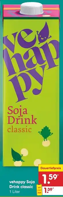 Netto Marken-Discount Vehappy Soja Drink Classic 1L Angebot