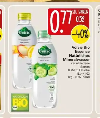 WEZ Volvic Bio Essence Naturliches Mineralwasser Angebot