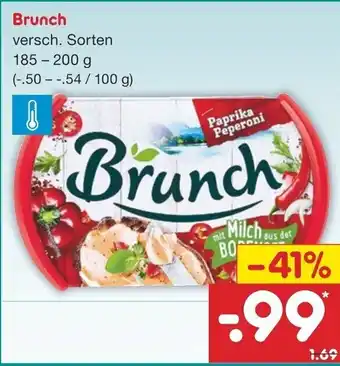 Netto Marken-Discount Brunch 185-200g Angebot