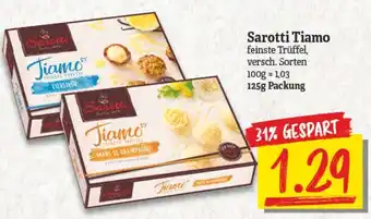 NP Discount Sarotti Tiamo Feinste Trüffel 125g Angebot