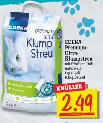 NP Discount Edeka Premium ultra Klumpstreu 5,2kg Beutel Angebot