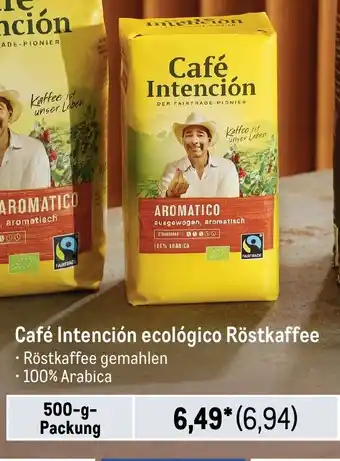 METRO Café Intención ecológico Röstkaffee 500g Angebot