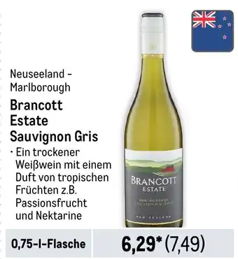 METRO Brancott Estate Sauvignon Gris 750ml Angebot