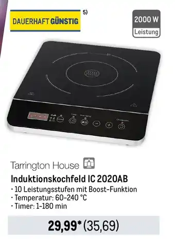 METRO Tarrington House Induktionskochfeld IC 2020AB Angebot