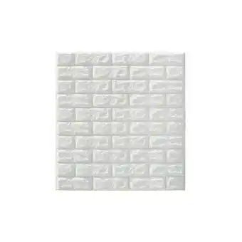 ManoMano 5 stücke 3D Selbstklebende Wandaufkleber – diy Schaumziegel wasserdichte Tapete – 70 x 77 cm – Sasicare White Angebot