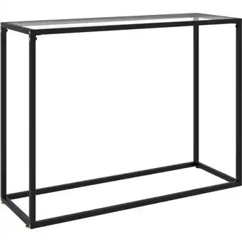 ManoMano Konsolentisch Transparent 100x35x75 cm Hartglas Angebot