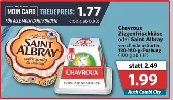 Combi Chavroux Ziegenfrischkäse oder Saint Albray 130-180g Angebot