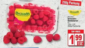 Edeka Driscoll's Himbeeren 250g Angebot