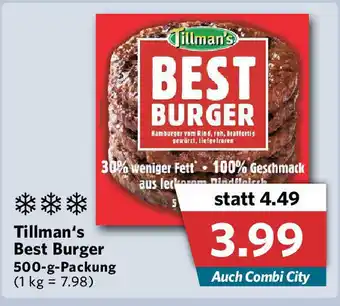 Combi Tillman's Best Burger 500g Angebot