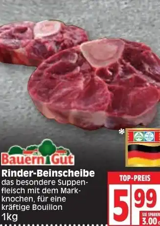 Edeka Rinder-Beinscheibe 1kg Angebot