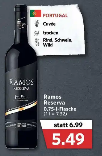 Combi Ramos Reserva 0,75L Angebot