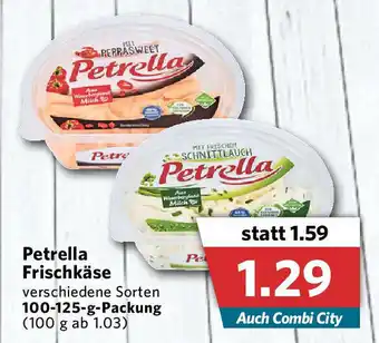 Combi Petrella Frischkäse 100-125g Angebot