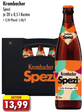 Lösch Depot Krombacher Spezi 20x0,5 L Kasten Angebot