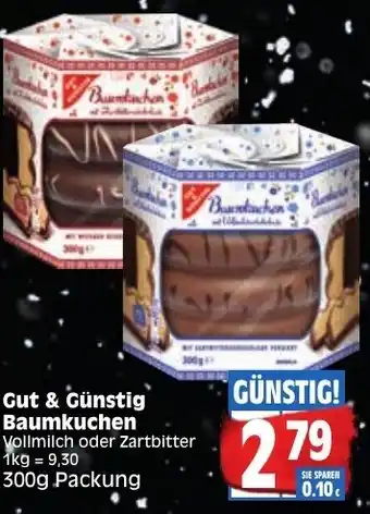 Edeka Gut & Gunstig Baumkuchen 300g Angebot