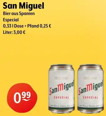 Trink und Spare San Miguel Bier 0,33 L Dose Angebot