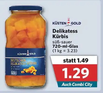 Combi Küsten Gold Delikatess Kürbis 720ml Angebot