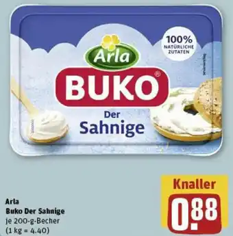 REWE Arla Buko Der Sahnige 200 g Becher Angebot