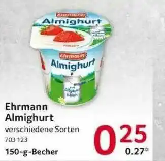 Selgros Ehrmann Almighurt Angebot