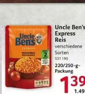 Selgros Uncle Ben's Express Reis Angebot