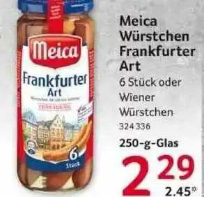 Selgros Meica Würstchen Frankfurter Art Angebot