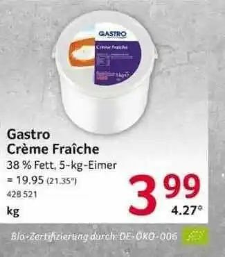 Selgros Gastro Creme Fraiche Angebot