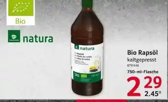 Selgros Bio Rapsöl Angebot