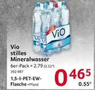 Selgros Vio Stilles Mineralwasser Angebot