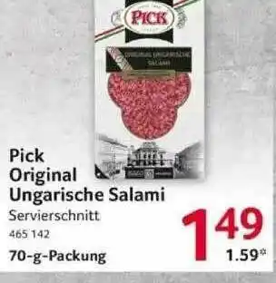 Selgros Pick Original Ungarische Salami Angebot