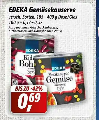 Simmel Edeka Gemüsekonserve Angebot