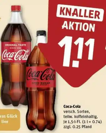 REWE Coca-Cola 1,5 L-Fl. Angebot