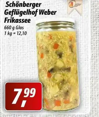 Simmel Schönberger Geflügelhof Weber Frikassee Angebot