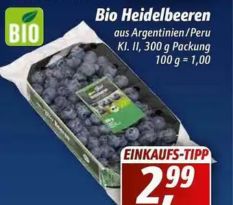 Simmel Bio Heidelbeeren Angebot