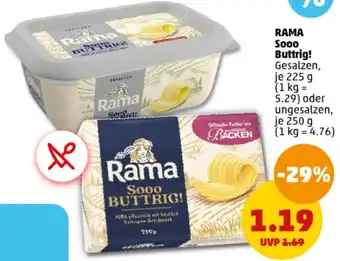 PENNY RAMA Sooo Buttrig! 225/250 g Angebot