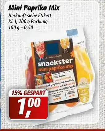 Simmel Mini Paprika Mix Angebot