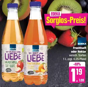 Edeka EDEKA Fruchtsaft oder Nektar 1 L Angebot