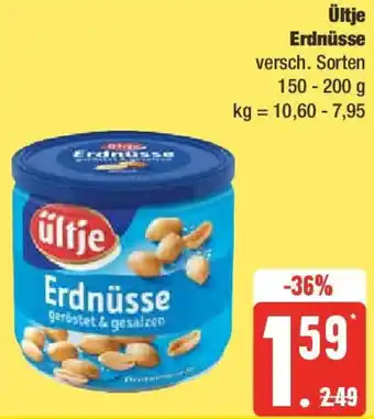 Edeka Ültje Erdnüsse 150-200 g Angebot