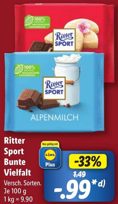 Ritter Sport Angebot Diese Woche