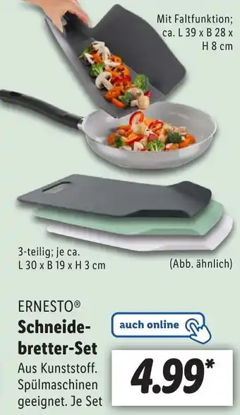 Lidl ERNESTO Schneidebretter-Set Angebot