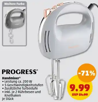 PENNY PROGRESS Handmixer Angebot