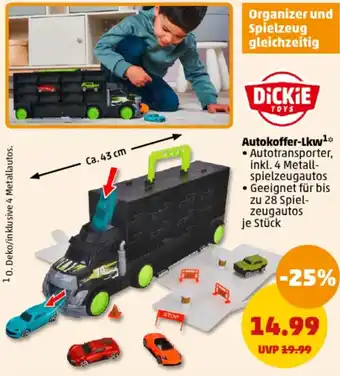 PENNY Dickie Toys Autokoffer-Lkw Angebot