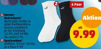 PENNY PUMA Sportsocken Angebot