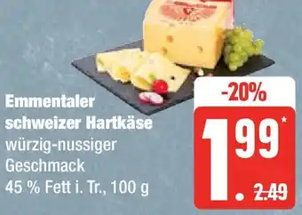 Edeka Emmentaler schweizer Hartkäse 100 g Angebot