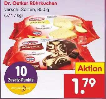 Netto Marken-Discount Dr. Oetker Rührkuchen 350g Angebot