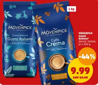 PENNY MÖVENPICK Ganze Bohnen 1000 g Angebot