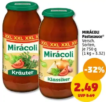 PENNY MIRÁCOLI Pastasauce 750 g Angebot