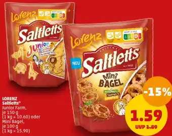 PENNY LORENZ Saltletts 150/100 g Angebot