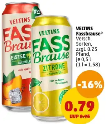 PENNY VELTINS Fassbrause 0,5 L Angebot